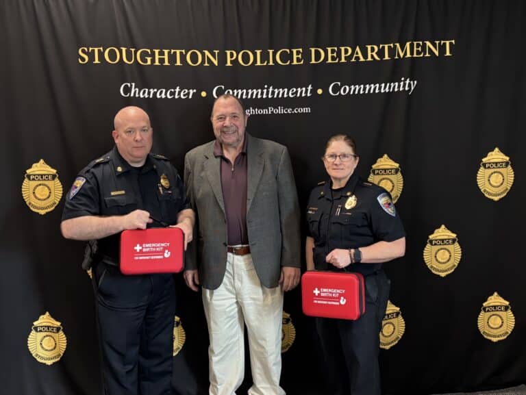 Stoughton Police Department Equips Every Marked Vehicle with Emergency Birth Kits Following Christmas Day Delivery